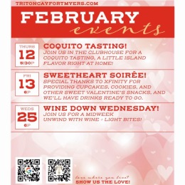 list of February events at Triton Cay Fort Myers